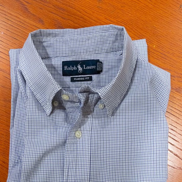 Polo Ralph Lauren Other - POLO RALPH LAUREN TATTERSALL PLAID, 16.5-34/35